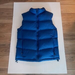 Eddie Bauer Puffer Vest Blue Mens S